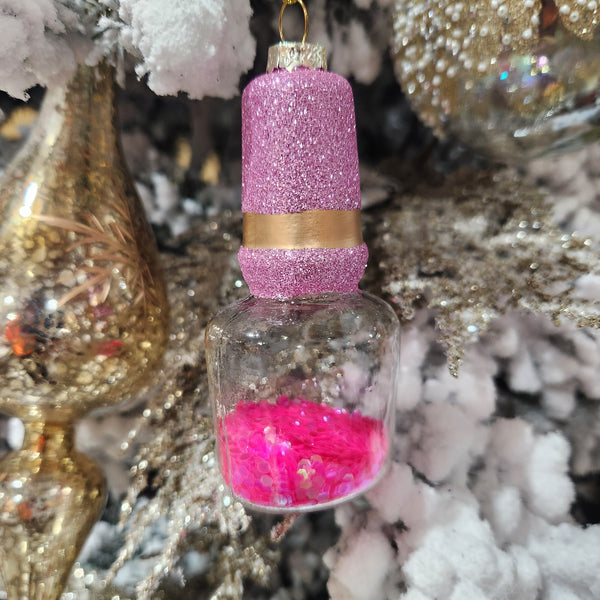 Pink Glass Nail Polish 4.5"