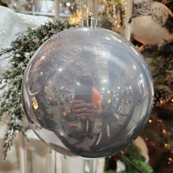 Boule en plastique sans joint étain 8"