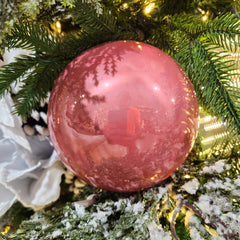 6" Pink Seamless Plastic Ball