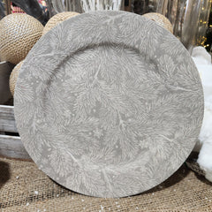 Pale branch decorative plate 13"