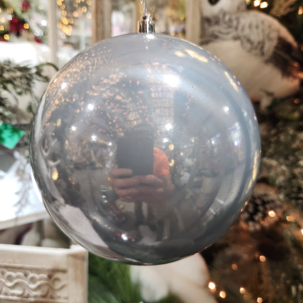 Boule en plastique sans joint étain 6"