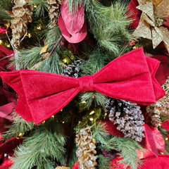 Red Velvet Bow 12" x 2" x 16" 