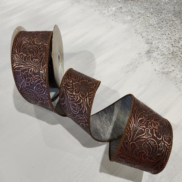 Copper Vine Ribbon 2.5" x 30'