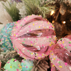 Pink Lemon Ball with Colorful Sparkles 4"