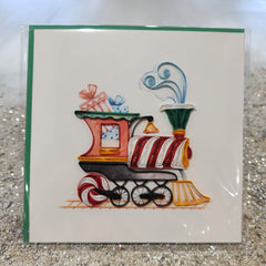 Christmas Train Card