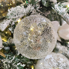 4.75" Clear Bubble Glass Ball