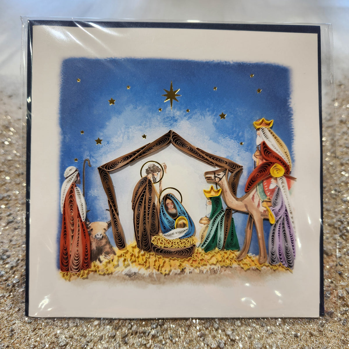 Nativity Scene Card