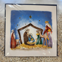 Nativity Scene Card