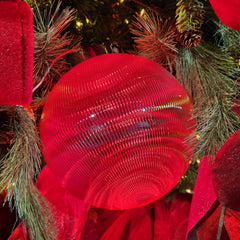 Borealis 10" Red LED Lighted Ball