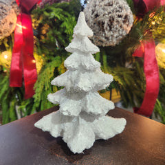 6.5" White Resin Tree