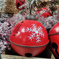 Red Metal Bell 28" x 20"