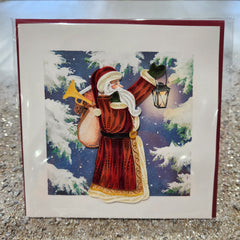 Carte Père Noël vintage