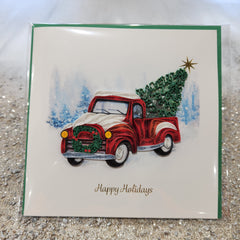 Christmas Truck Card