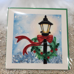 Christmas Lamppost Card