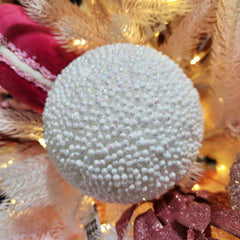 Boule de baies blanches 4.75"