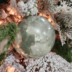 Boule incassable blanc menthe 5,5"