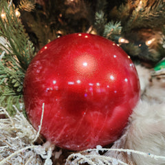 6" Red Plastic Ball