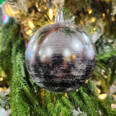 Boule étain noire 4"