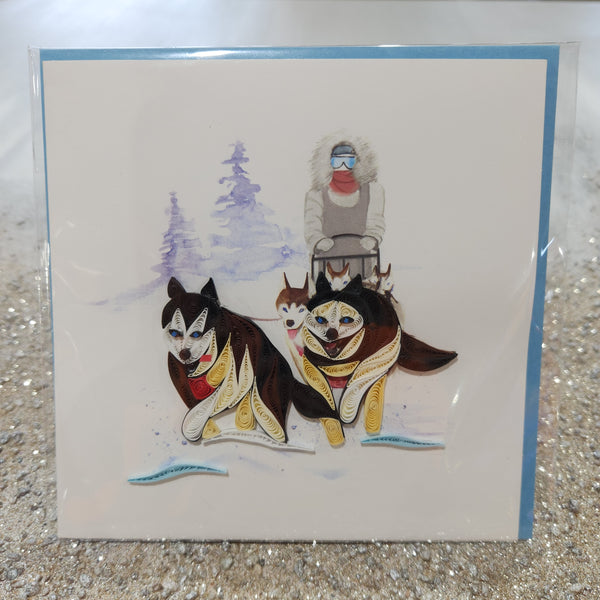 Carte Chiens de traîneaux