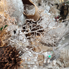 Snowy branch stem 70 cm
