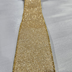 Gold Frosted Ribbon 2.5" x 30'