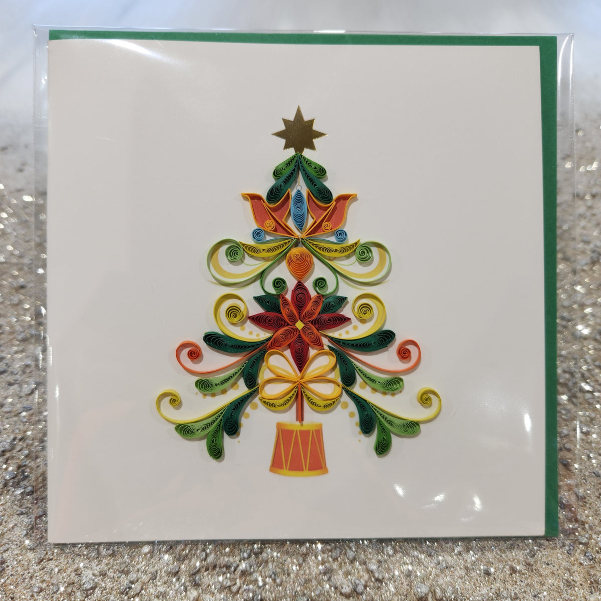 Christmas Tree Turtledove Card
