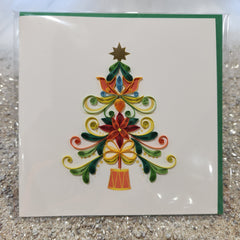 Christmas Tree Turtledove Card