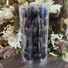 Boules incassables noires 2,5"